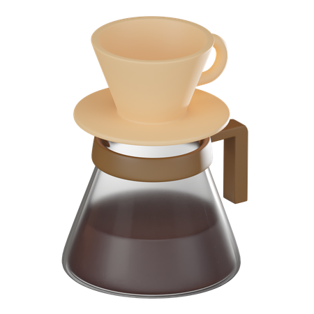 Gotejador de filtro de café  3D Icon