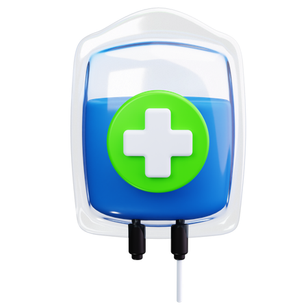 Gotejamento intravenoso  3D Icon