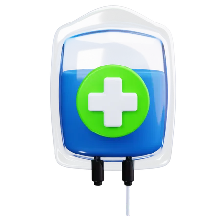 Gotejamento intravenoso  3D Icon