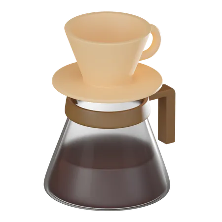 Gotero de filtro de café  3D Icon