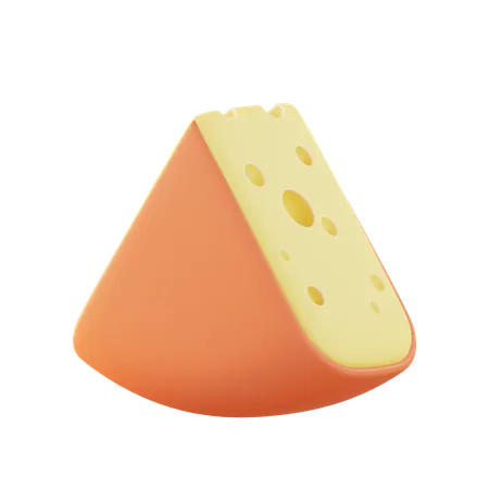 Gouda en rodajas  3D Icon