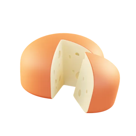 Fromage gouda  3D Icon