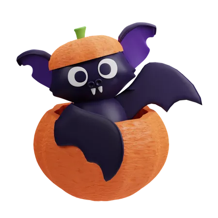 Gourd Bat  3D Illustration