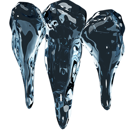 Goutte de glace  3D Icon