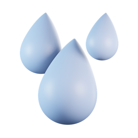 Goutte de pluie  3D Icon