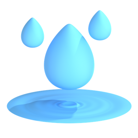 Goutte d'eau  3D Icon