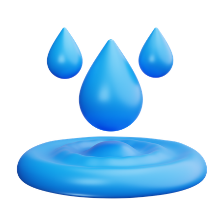 Goutte d'eau  3D Icon