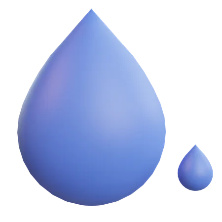 Goutte d'eau  3D Icon