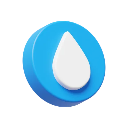 Gouttelette d'eau  3D Icon