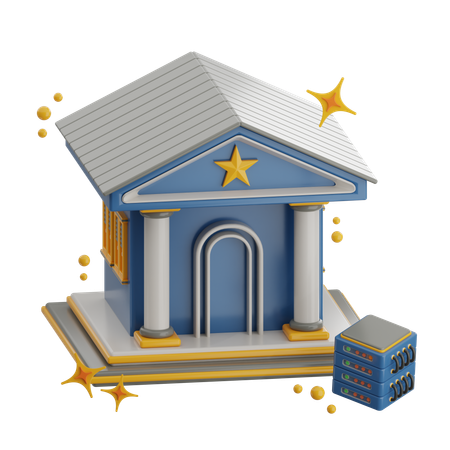 Gouvernance des données  3D Icon