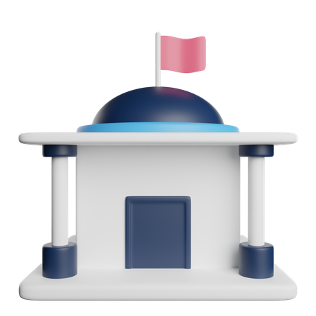 Gouvernement  3D Icon