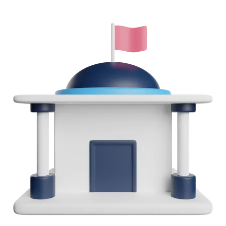 Gouvernement  3D Icon