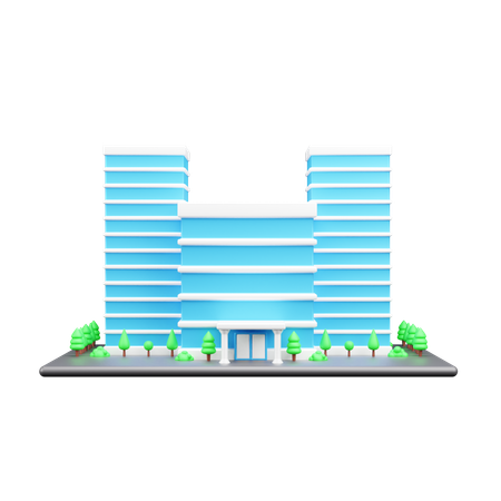 政府の建物  3D Icon