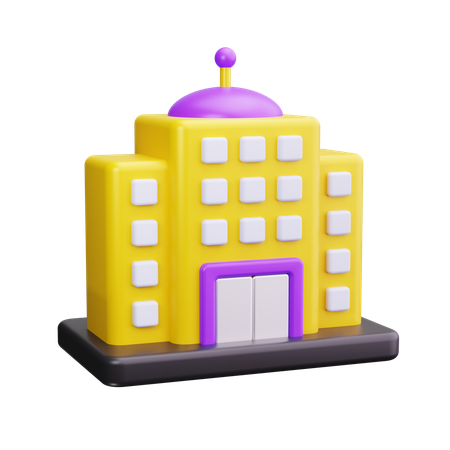 Government Building  3D Icon