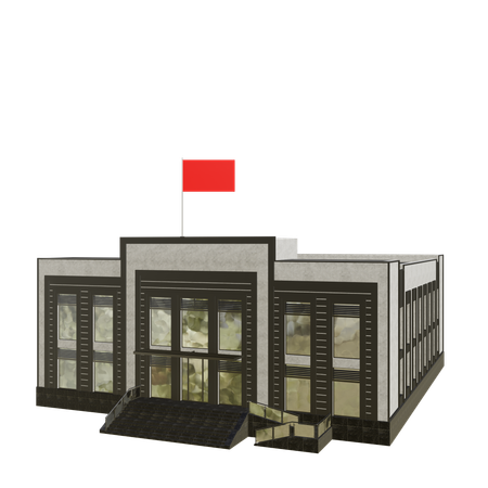 Government Building  3D Icon