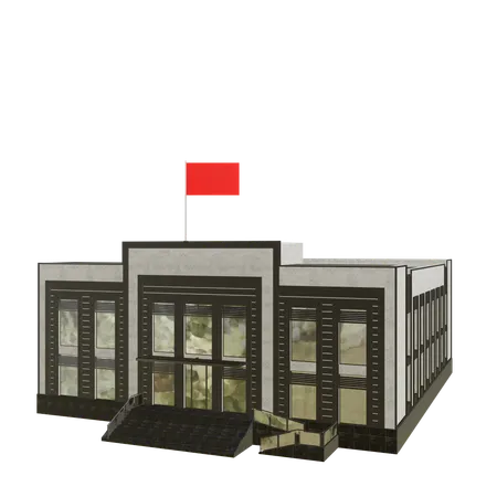 Government Building  3D Icon