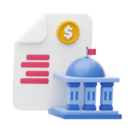 Governmental Budget  3D Icon