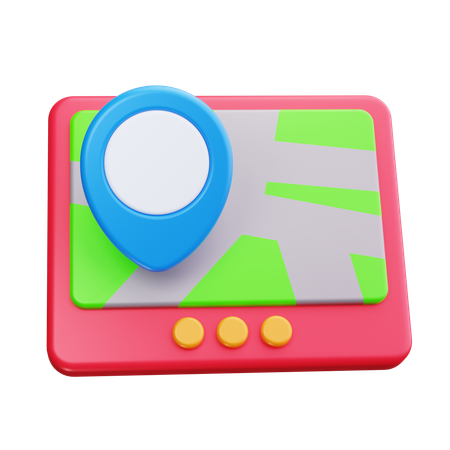 GPS  3D Icon