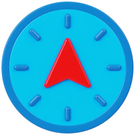 GPS  3D Icon