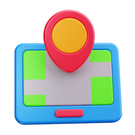 GPS 장치  3D Icon