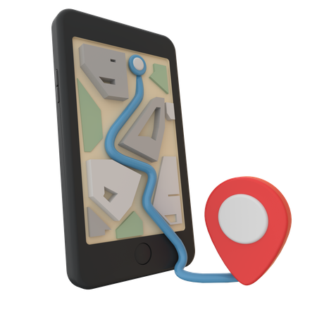 GPS  3D Icon