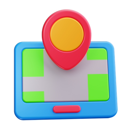 GPS 장치  3D Icon