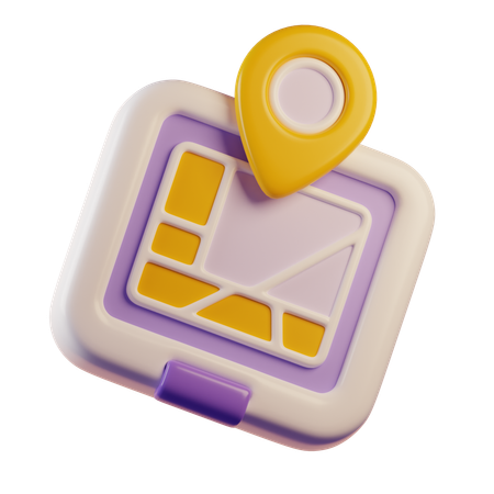 GPS-Gerät  3D Icon