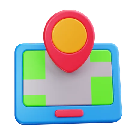 GPS-Gerät  3D Icon