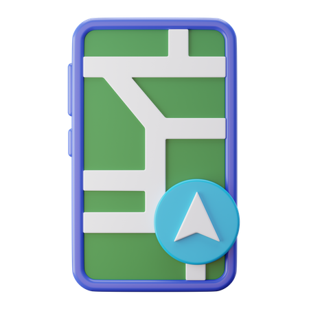 GPS móvel  3D Icon
