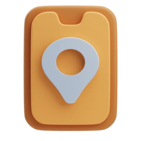 GPS movil  3D Icon