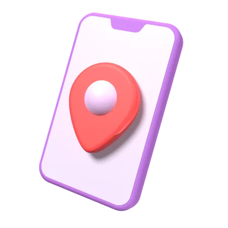 GPS movil  3D Icon