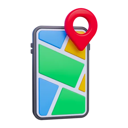 GPS movil  3D Icon