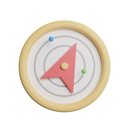 Gps Navigation 3D Icon