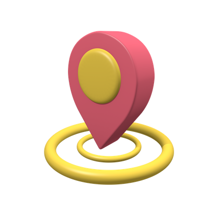 GPS Pin 3D Illustration
