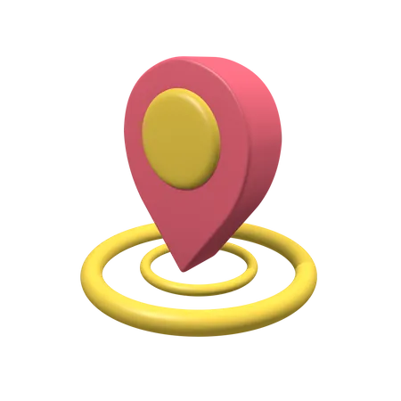 GPS Pin  3D Illustration