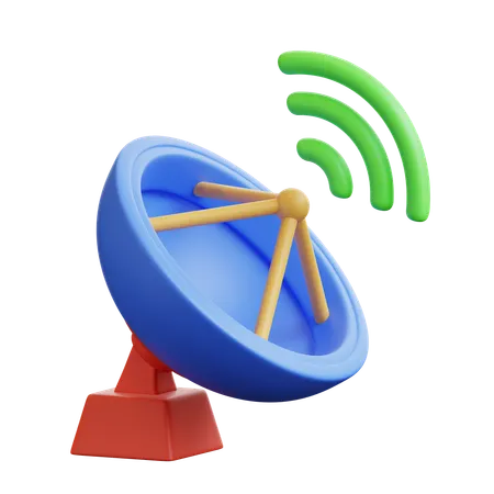 Gps Signal  3D Icon