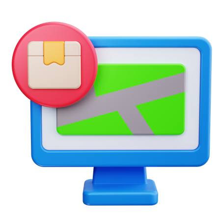 Gps Tracking  3D Icon