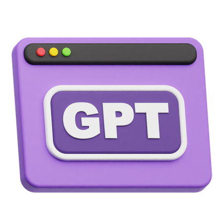 Gpt Website  3D Icon