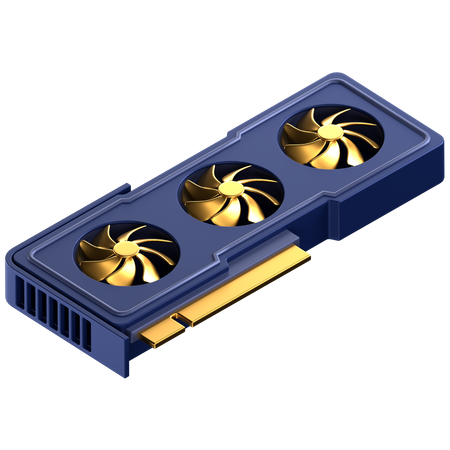 Gpu  3D Icon