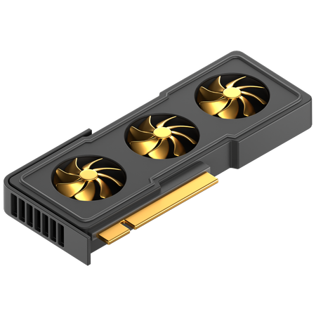 Gpu  3D Icon