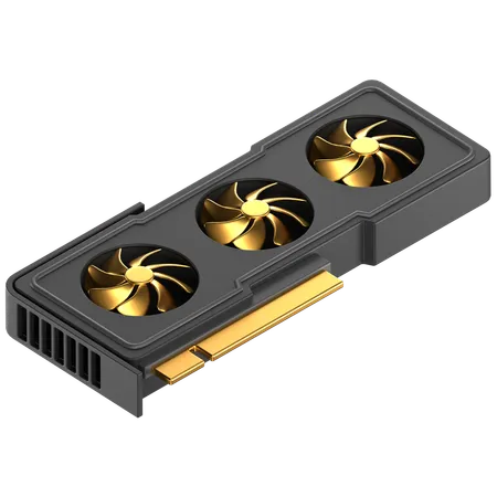 Gpu  3D Icon