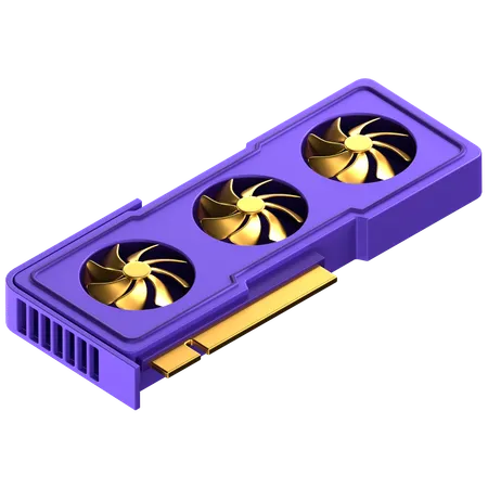 Gpu  3D Icon