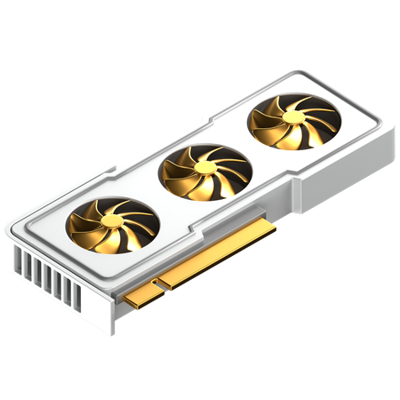 Gpu  3D Icon