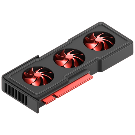 GPU  3D Icon