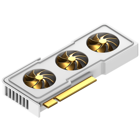 Gpu Card  3D Icon