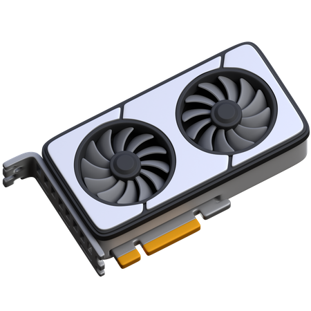 Gpu Card  3D Icon