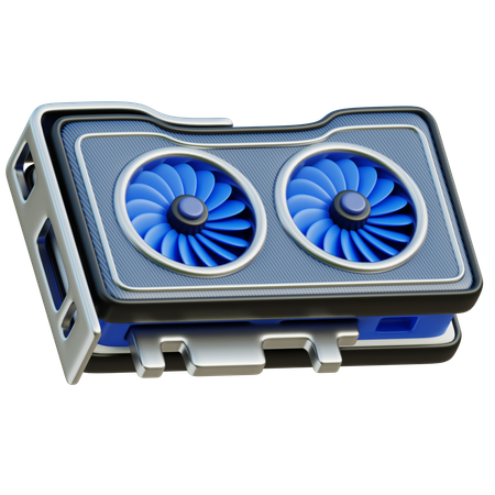 Gpu Card  3D Icon