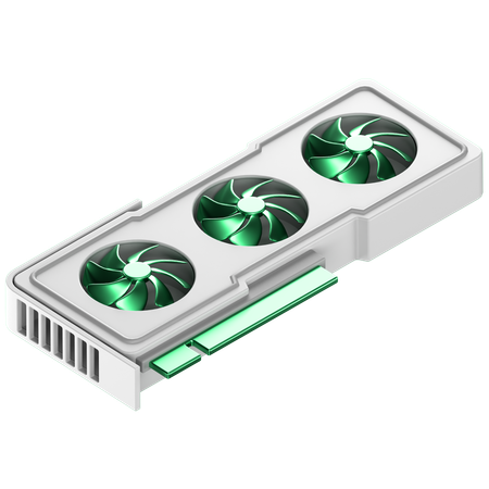 Gpu Card  3D Icon
