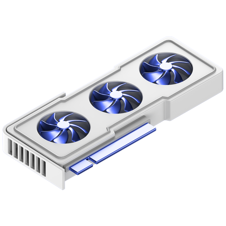 Gpu Card  3D Icon