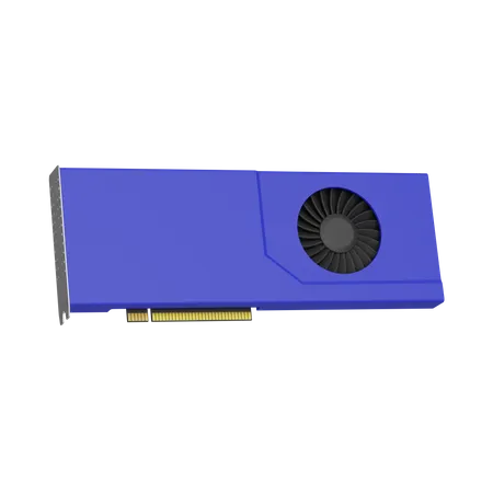 GPU card 3D Icon
